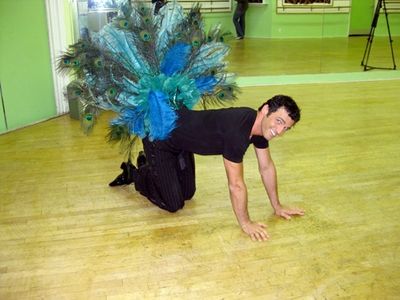 Marissa Jaret Winokur: "I made Tony Dovolani put my head dress on!
Note to ANYONE in Photo