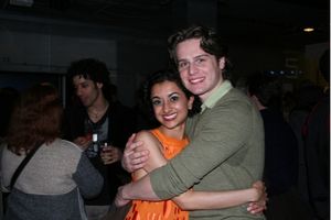 Nandita Shenoy and Jonathan Groff Photo