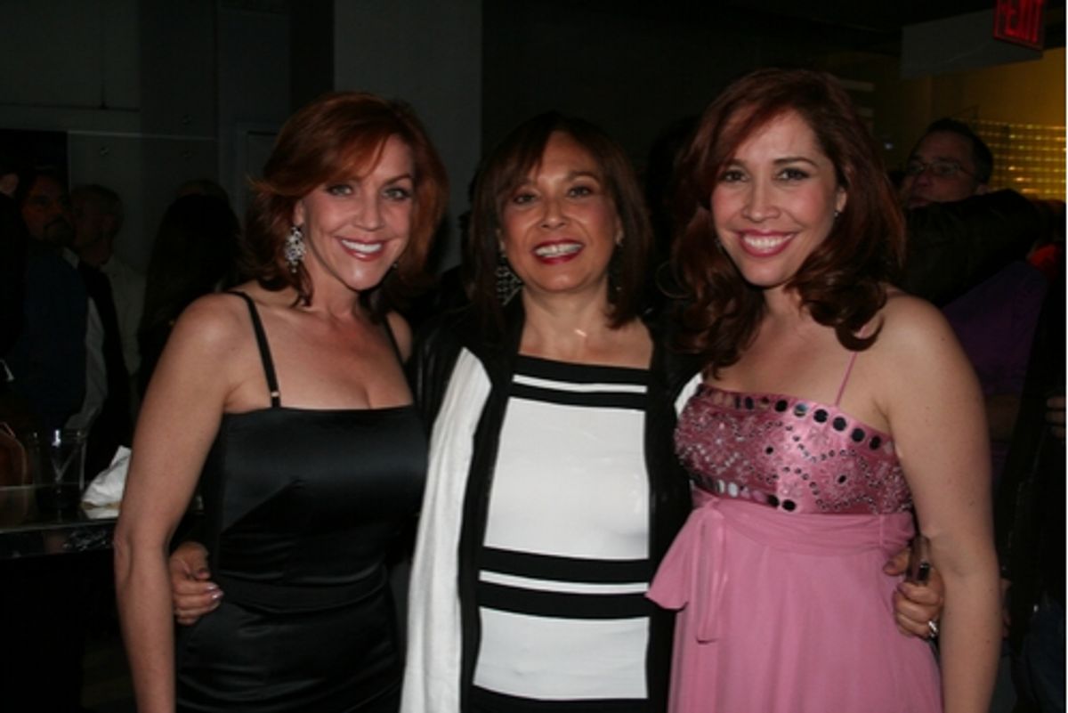 Andrea McArdle, Leda Burns and AndrÃ©a Burns at 