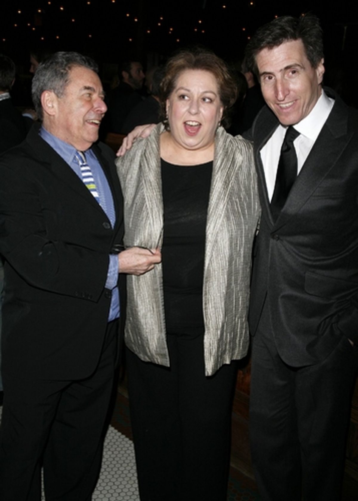 Nicholas Martin, Jayne Houdyshell and Paul Rudnick at 