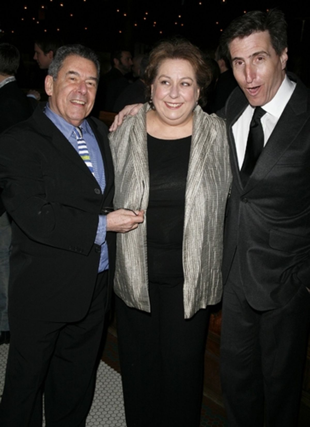 Nicholas Martin, Jayne Houdyshell and Paul Rudnick at 