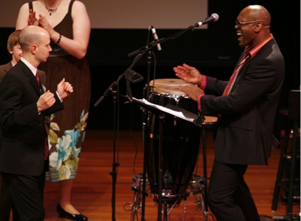 Taro Alexander and Everett Bradley at Our Time Awards Performance