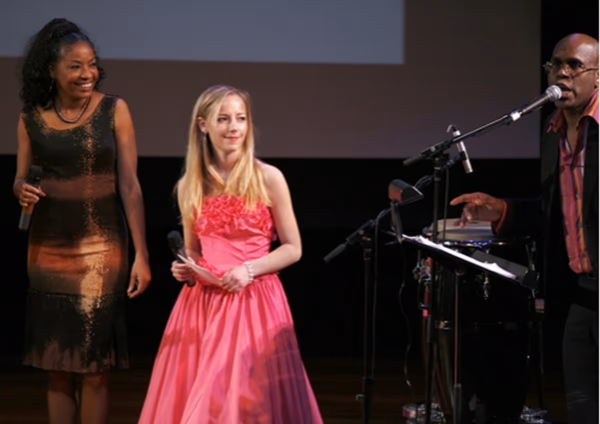 Adriane Lenox and Nina Hersher at Our Time Awards Performance