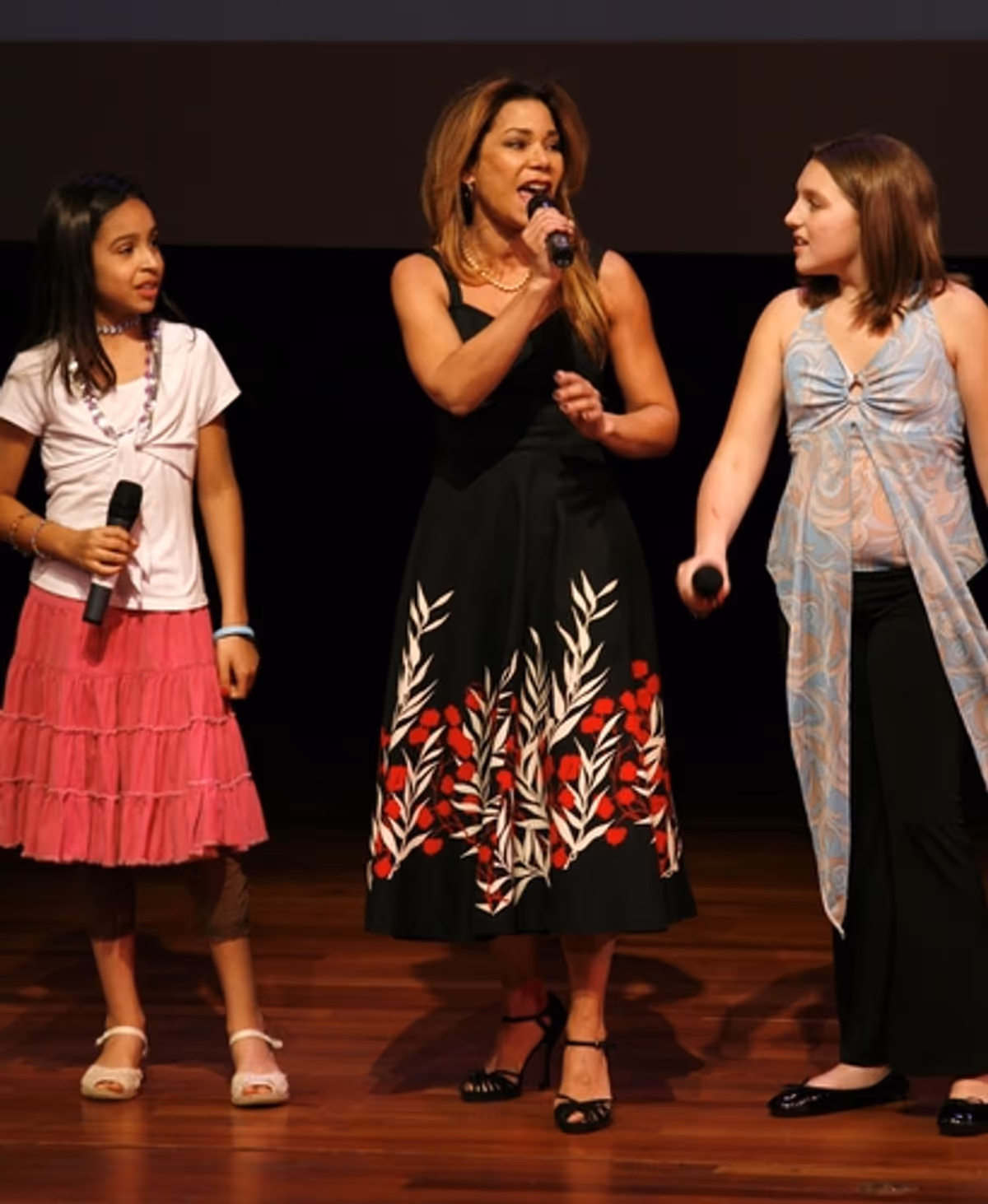 Juliannna Padilla, Daphne Rubin-Vega and Victoria Perlman at Our Time Awards Performance