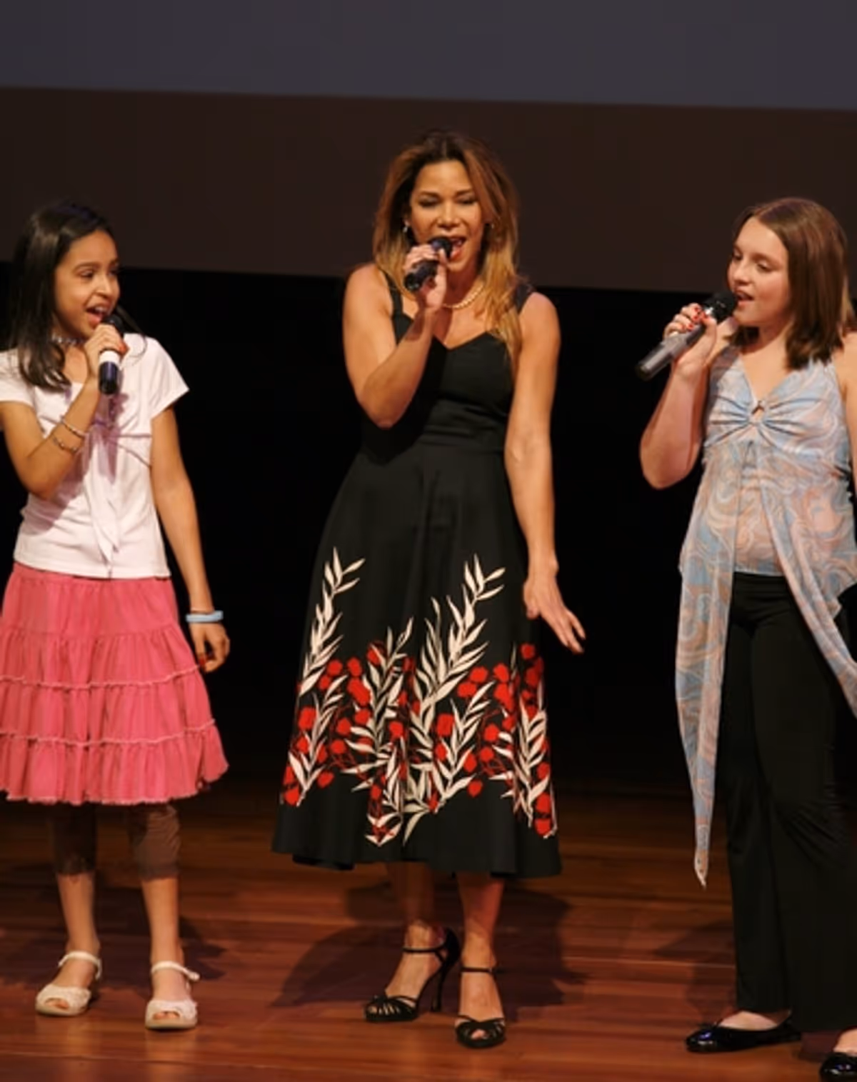 Juliannna Padilla, Daphne Rubin-Vega and Victoria Perlman at Our Time Awards Performance