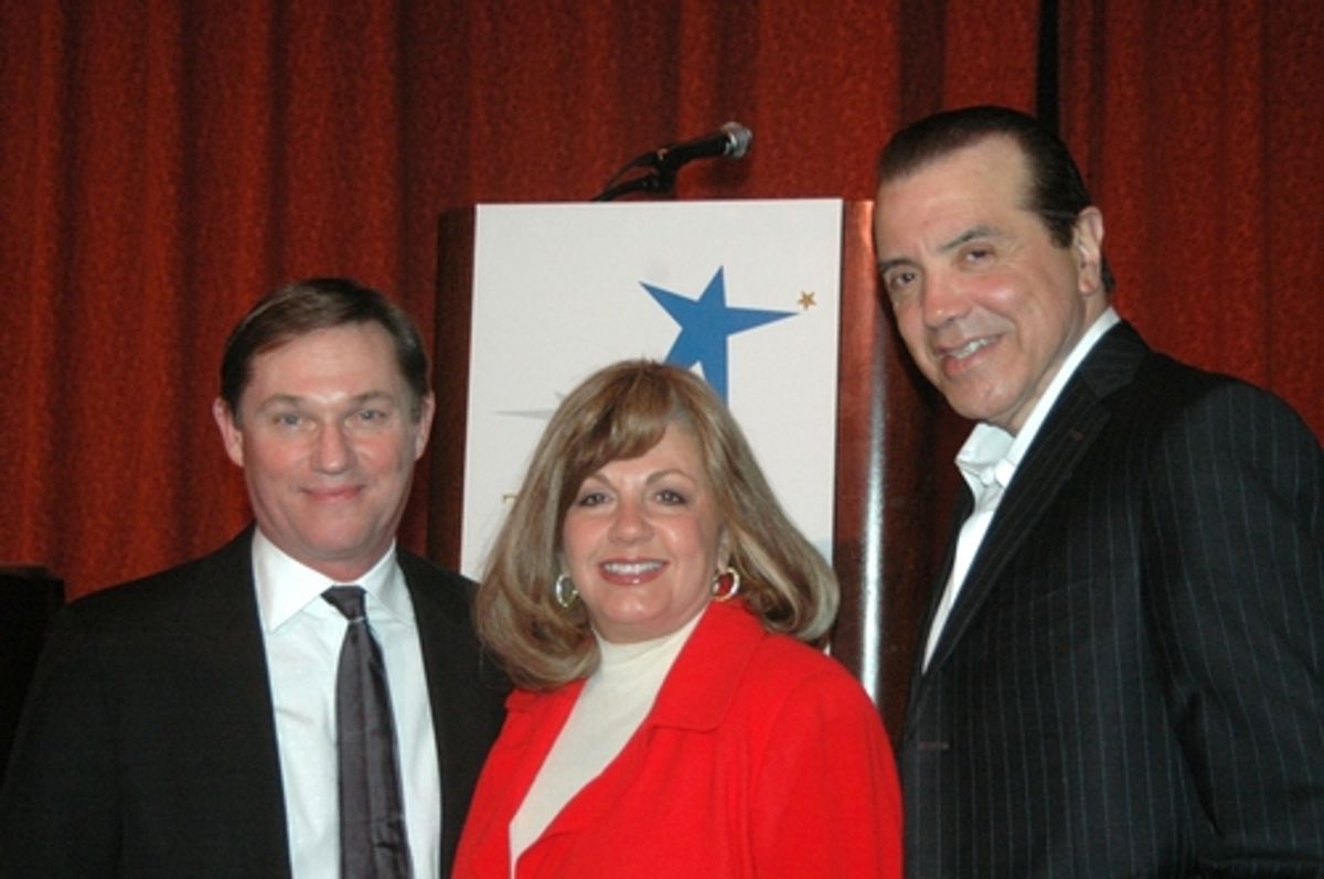 Richard Thomas, Charlotte St. Martin, Chazz Palminteri
 at 