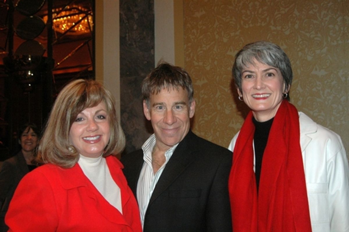 Charlotte St. Martin, Stephen Schwartz, Nina Lannan
 at 