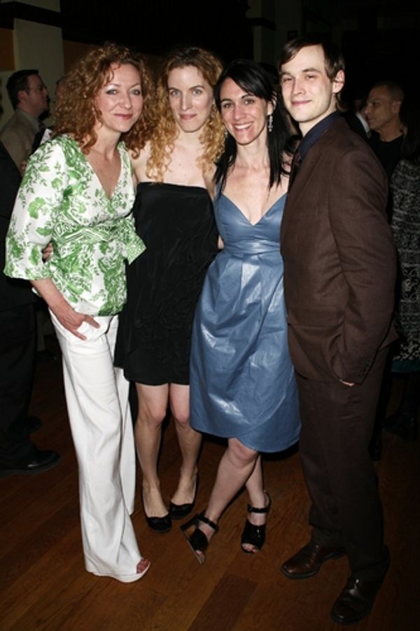 Julie White, Liz Flahive, Leigh Silverman and Tobias Segal Photo