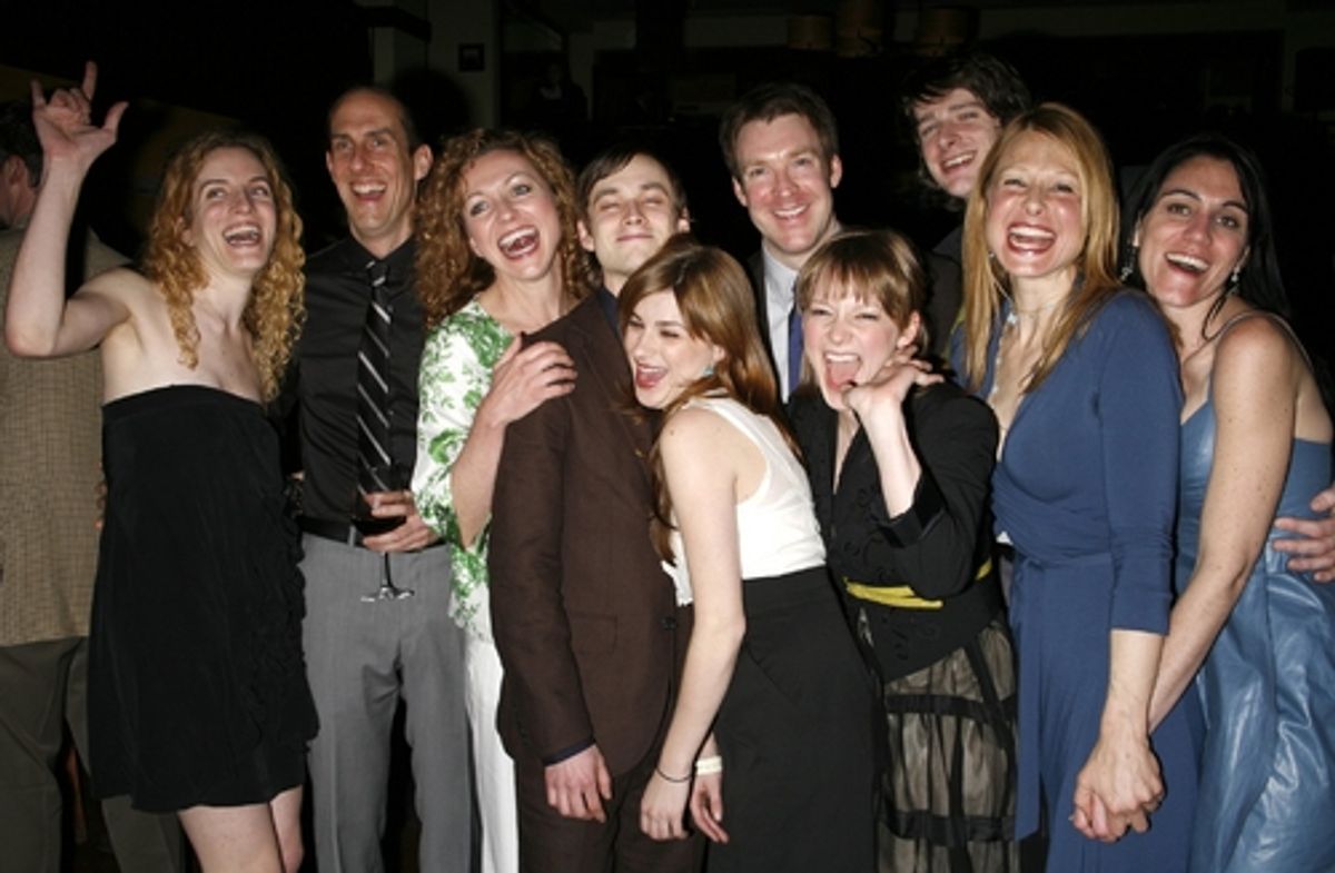 Liz Flahive, Joel Van Liew, Julie White, Tobias Segal, Arija Bareikis, Brian Hutchison, Jenni Barber, Will Rogers, at 