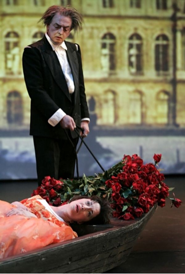 Dominique Serrand and Jennifer Baldwin Peden Photo