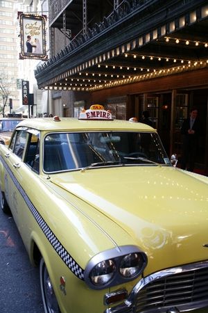 Tom Wopat drives Vintage Cab Photo