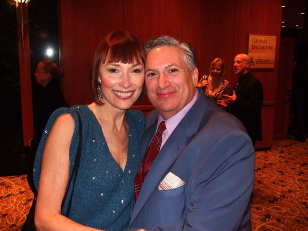 
Songstress Karen Akers was there looking fabu.
 at 