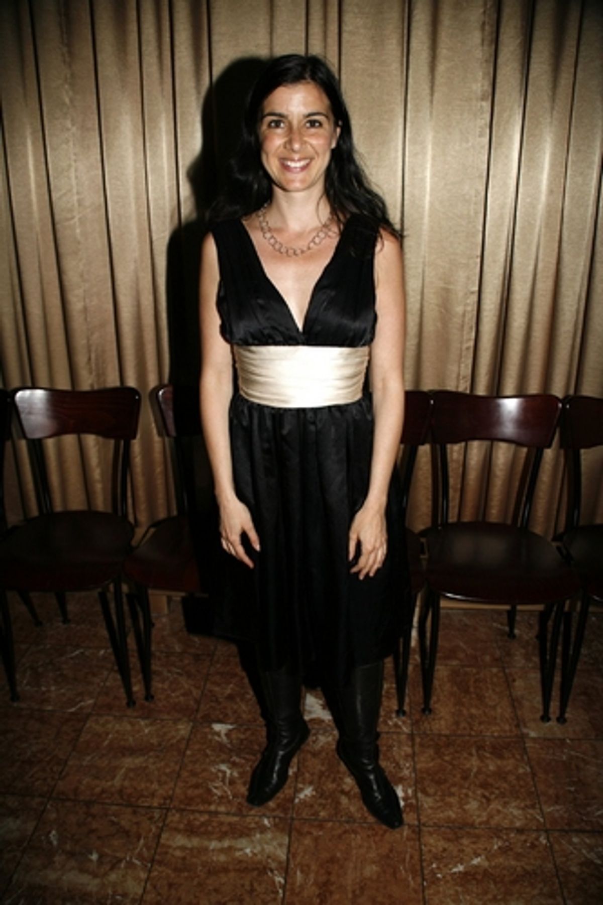 Iris Bahr at Lortel Awards Cocktail Party