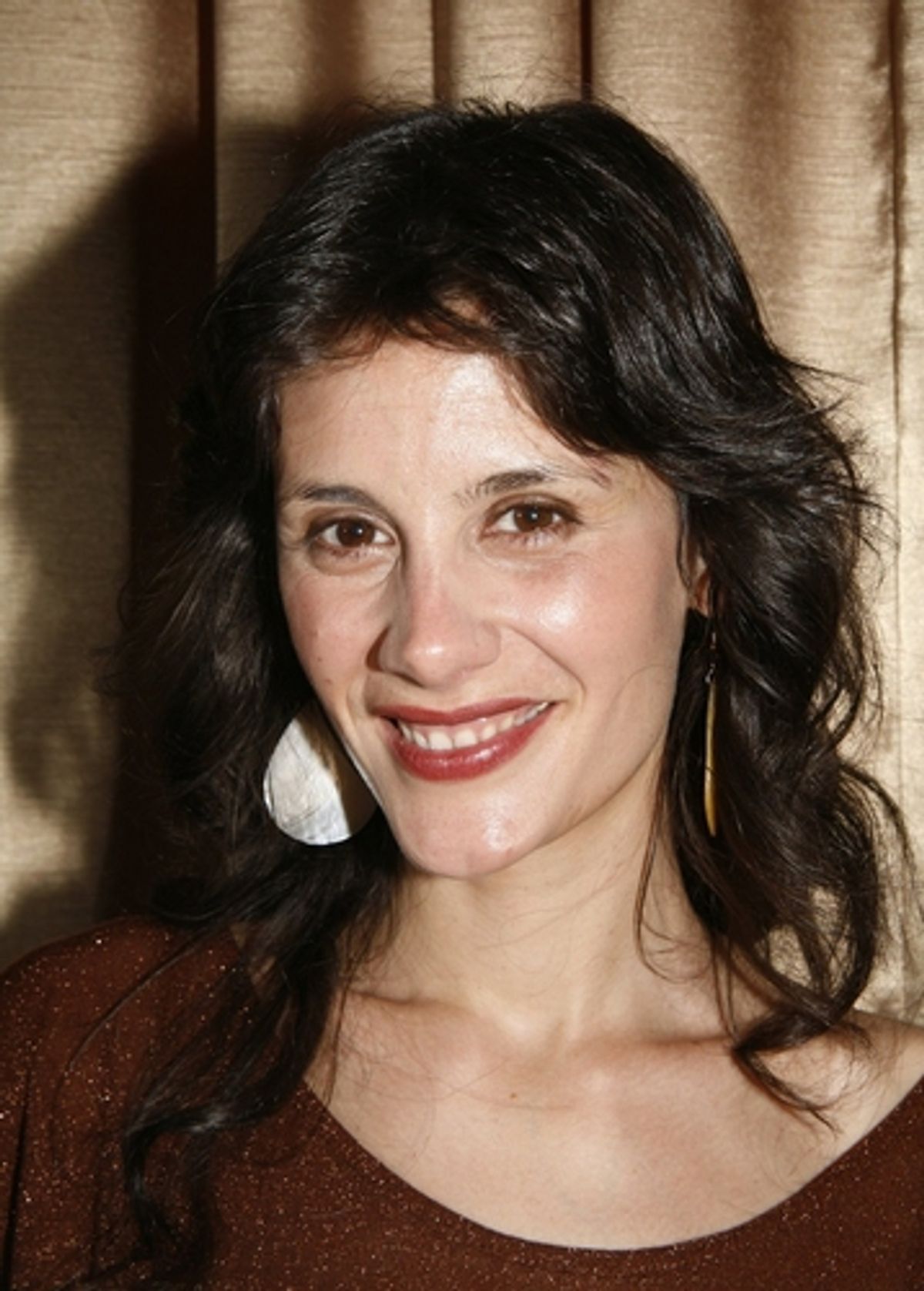 Jessica Blank at Lortel Awards Cocktail Party