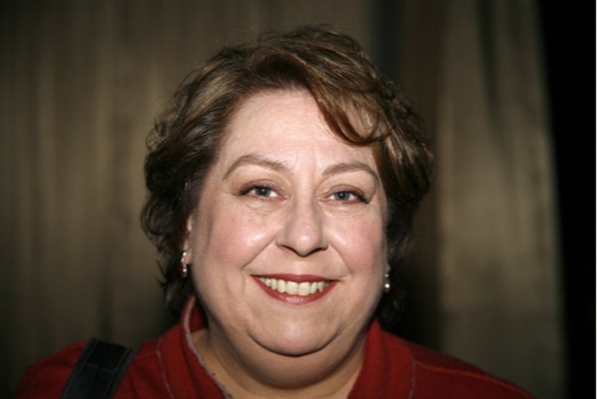 Jayne Houdyshell at Lortel Awards Cocktail Party