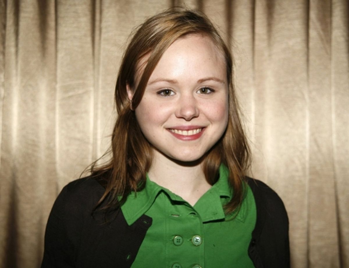 Alison Pill at Lortel Awards Cocktail Party