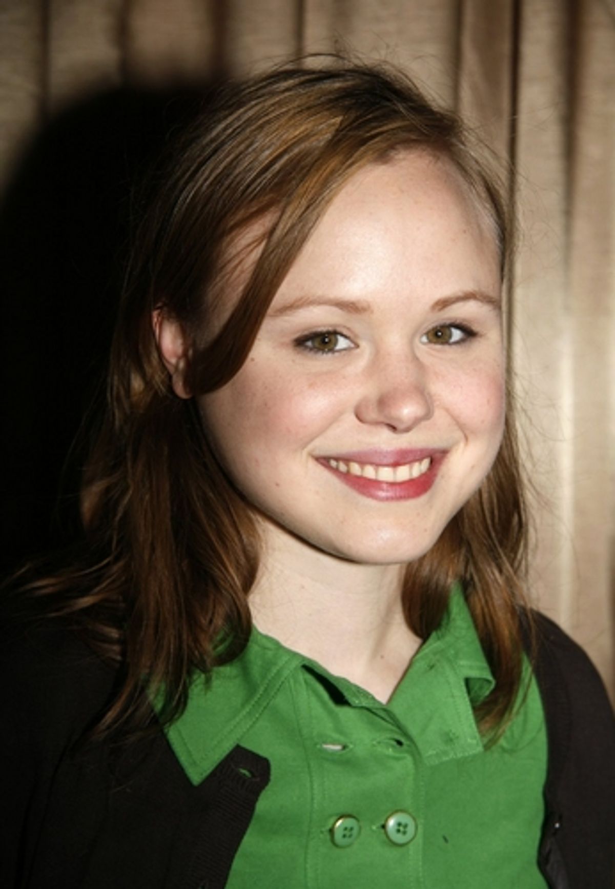 Alison Pill at Lortel Awards Cocktail Party