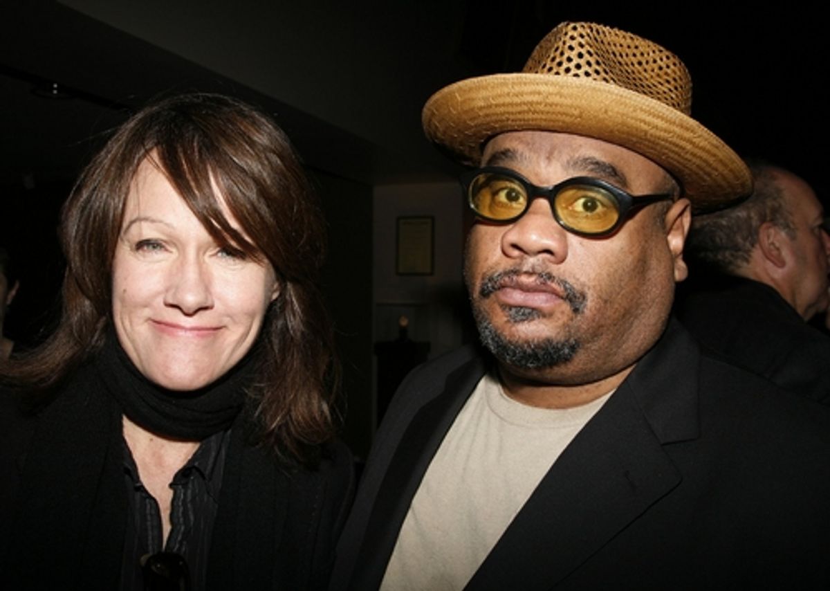 Heidi Rodewald and Stew at Lortel Awards Cocktail Party