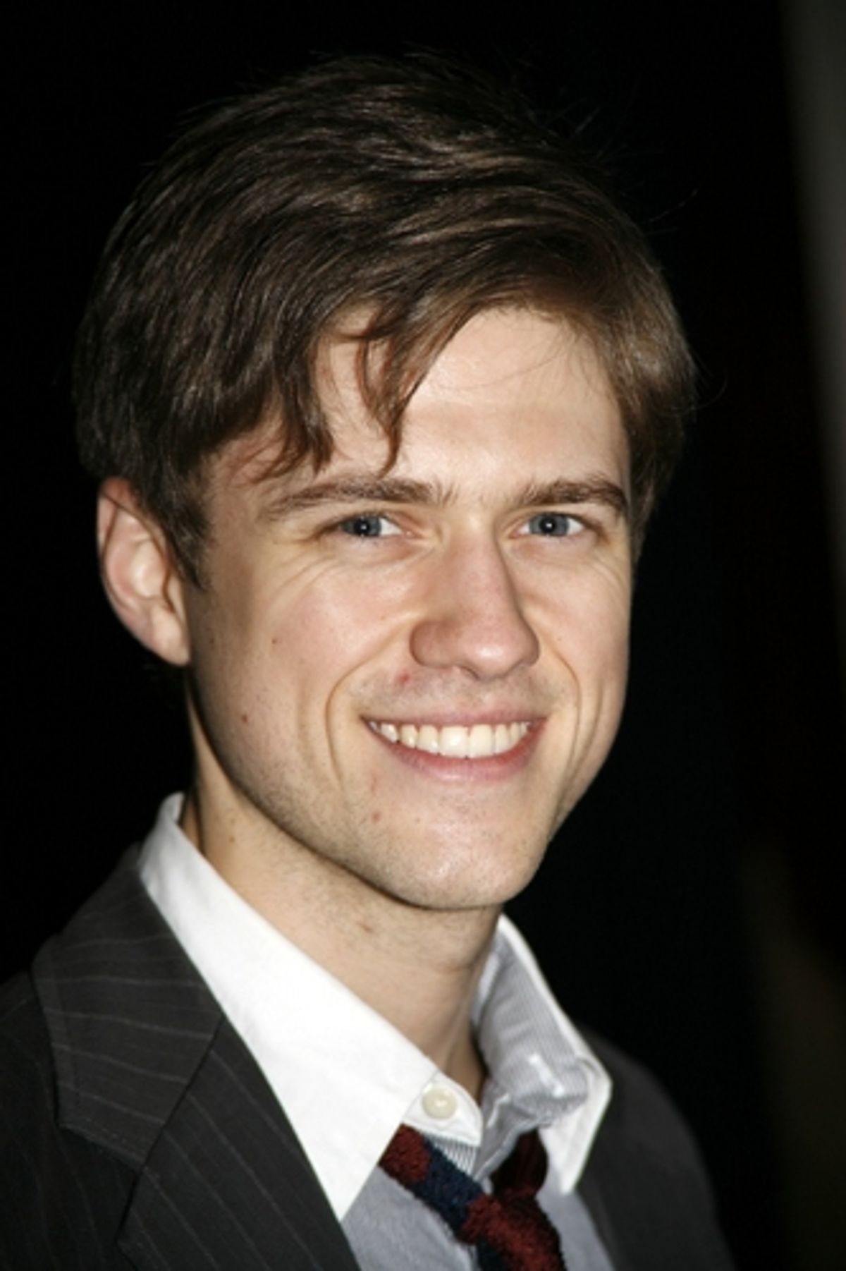 Aaron Tveit at Lortel Awards Cocktail Party