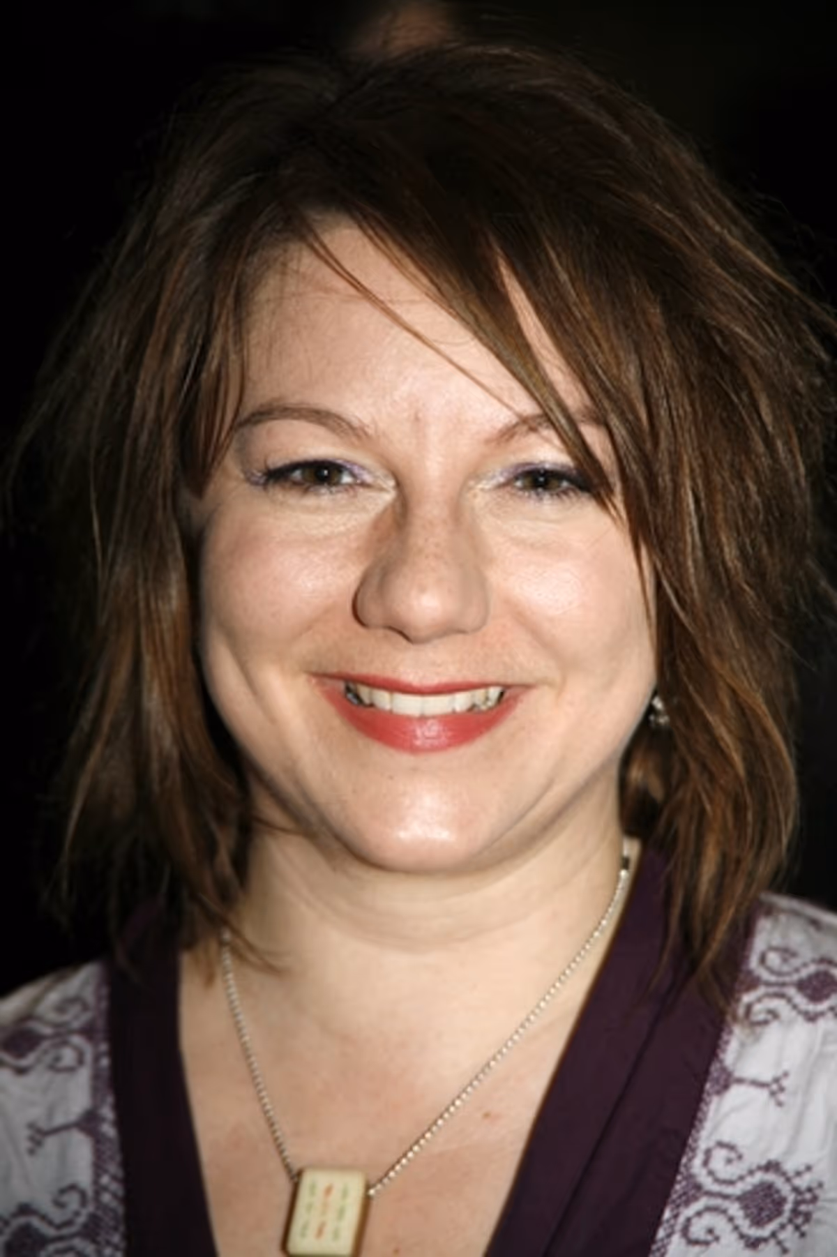 Amy Warren at Lortel Awards Cocktail Party
