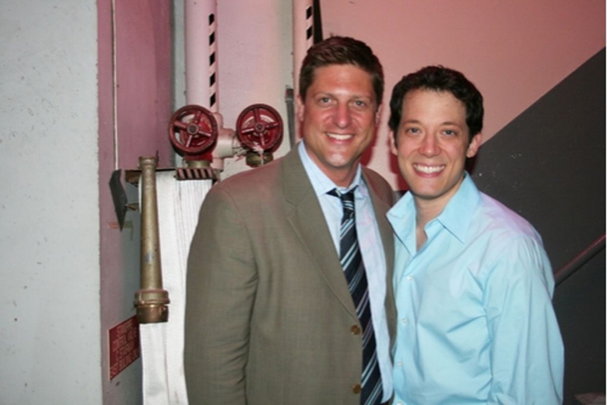Christopher Sieber and John Tartaglia at Leading Men III