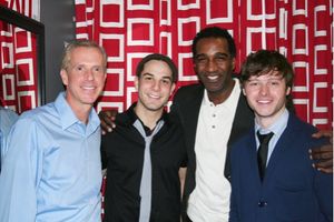 Tom Andersen, Skylar Astin, Norm Lewis and Bobby Steggert Photo