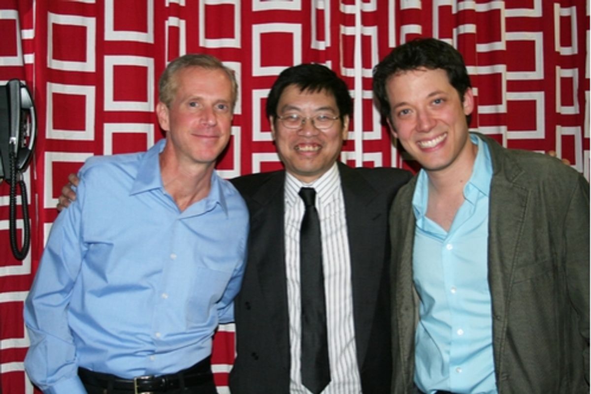 Tom Andersen, Wayman Wong and John Tartaglia at Leading Men III