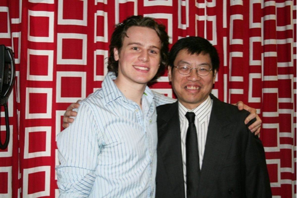 Jonathan Groff and Wayman Wong at Leading Men III