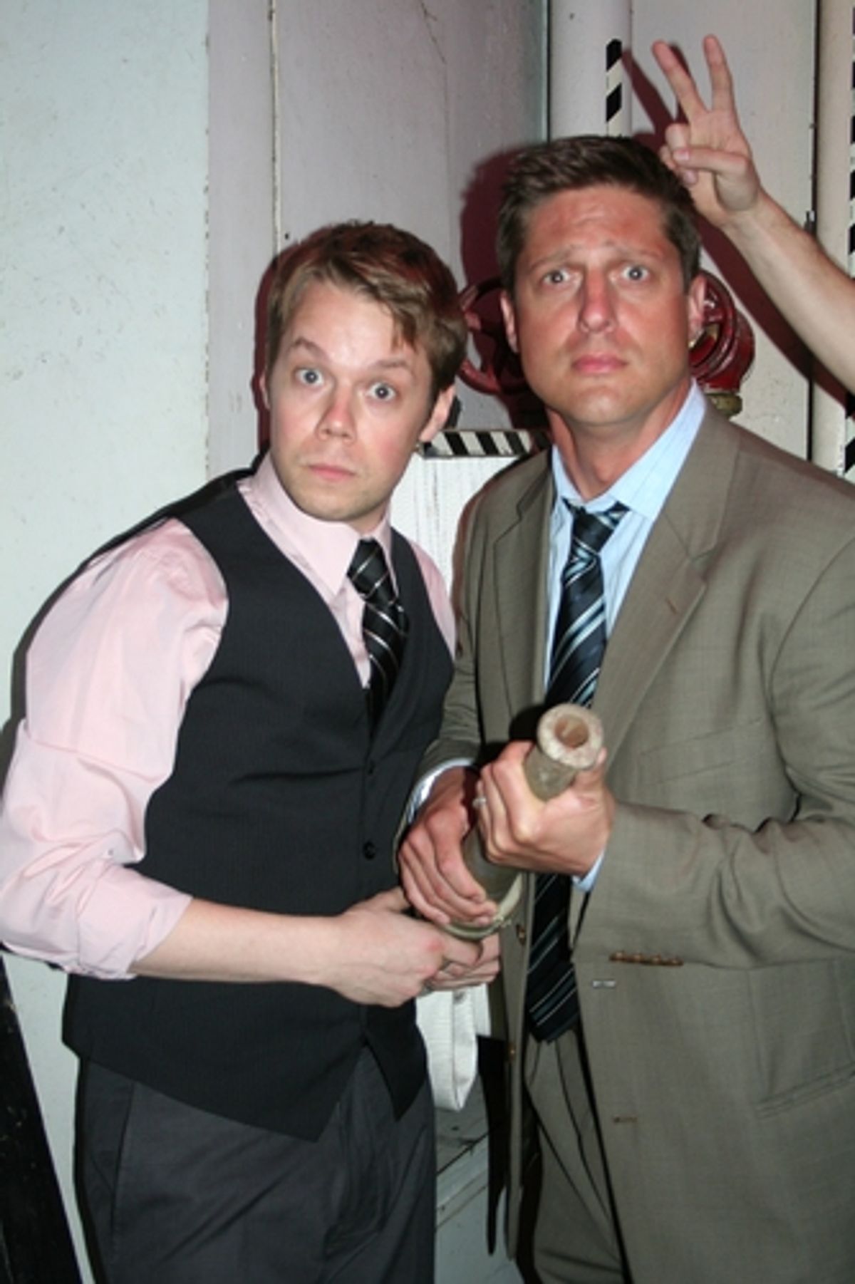 Benjamin Schrader and Christopher Sieber at Leading Men III