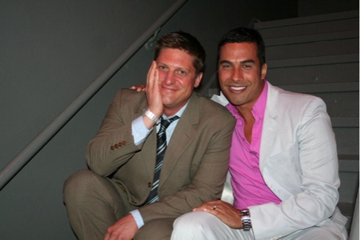 Christopher Sieber and Skie Ocasio at Leading Men III