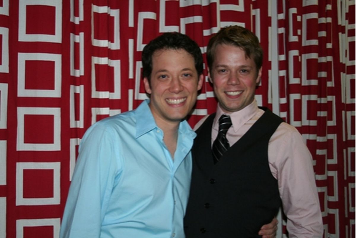 John Tartaglia and Benjamin Schrader at Leading Men III