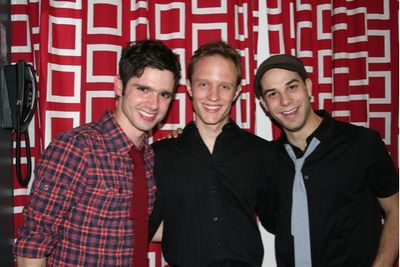 Robb Sapp, Aaron Accurso and Skylar Astin Photo
