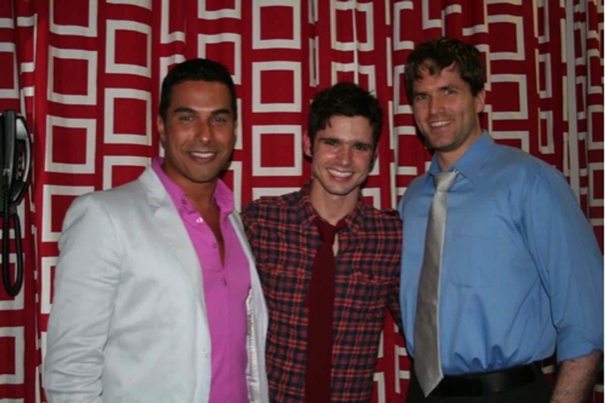 Skie Ocasio, Robb Sapp and Aaron Ramey at Leading Men III