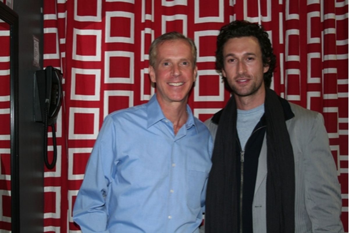 Tom Andersen and Aaron Lazar at Leading Men III