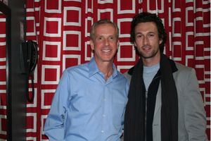 Tom Andersen and Aaron Lazar Photo