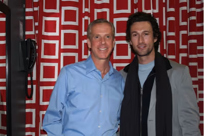 Tom Andersen and Aaron Lazar Photo