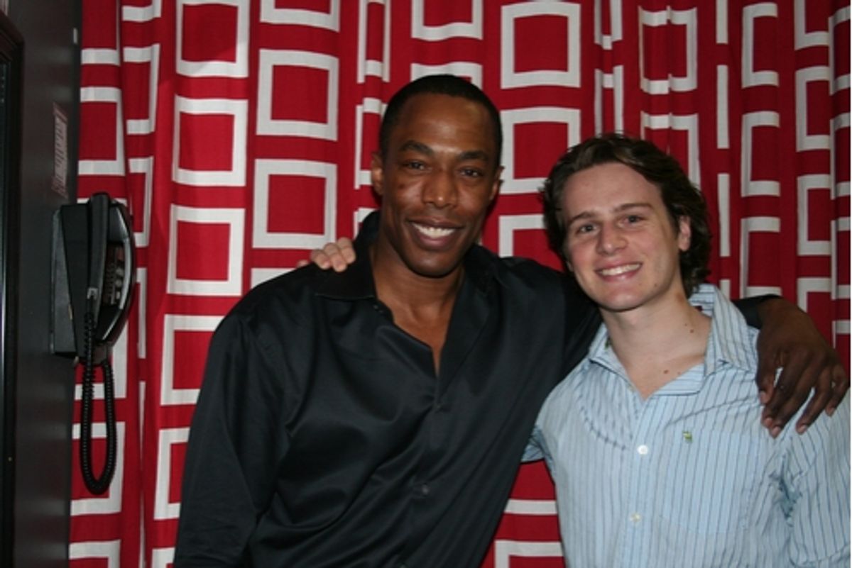 Michael McElroy and Jonathan Groff at Leading Men III