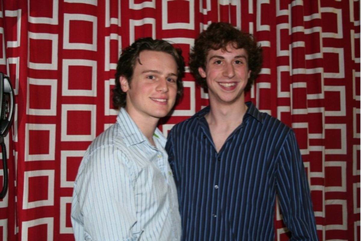 Jonathan Groff and Daniel Seth at 