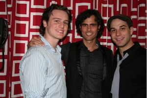 Jonathan Groff, David Burnham and Skylar Astin Photo