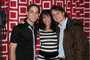 Skylar Astin, Meryl Lipstein and Jonathan Groff Photo
