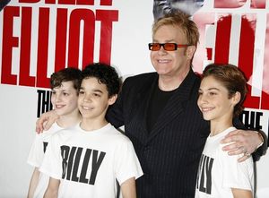 Elton John, Trent Kowalik, David Alvarez and Kiril Kulish Photo