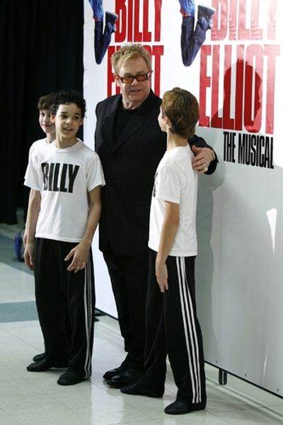 Elton John, Trent Kowalik, David Alvarez and Kiril Kulish Photo