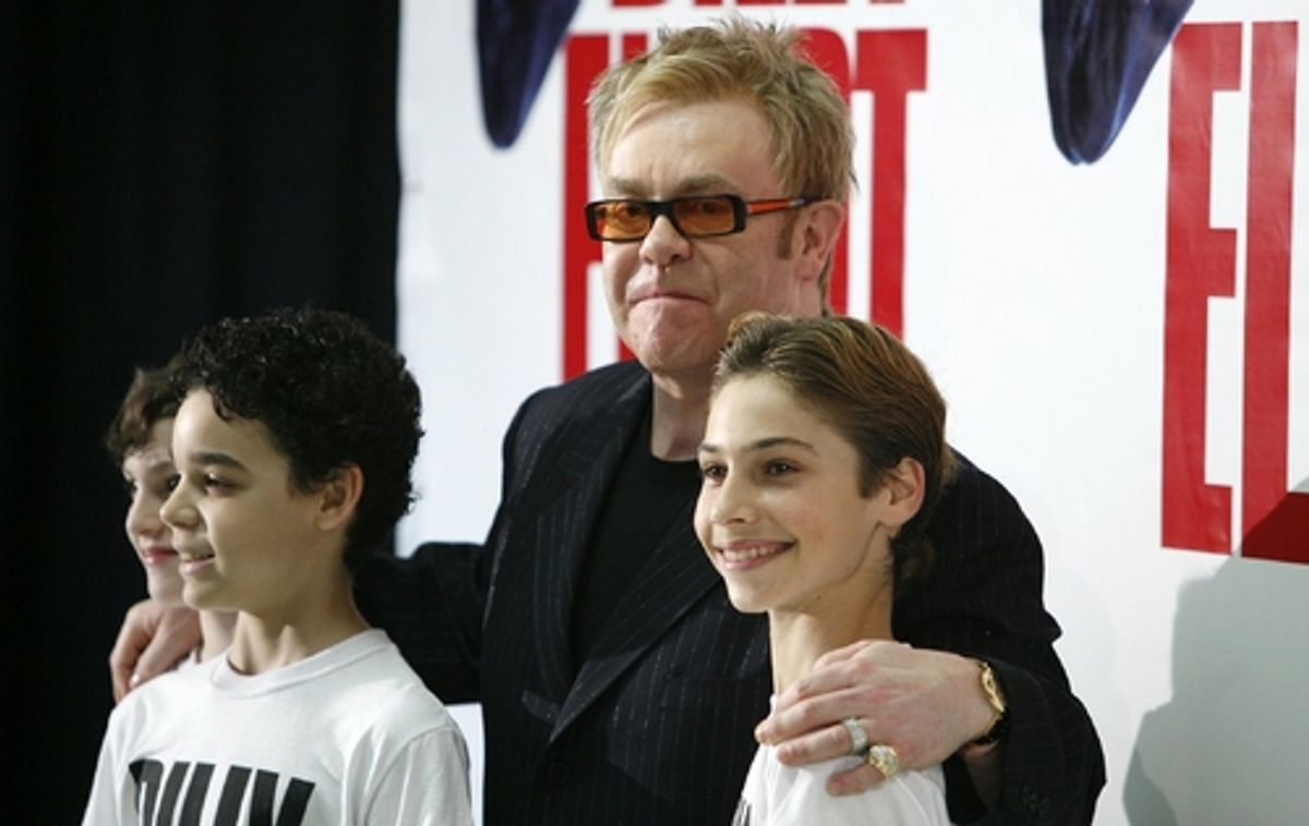 Elton John, Trent Kowalik, David Alvarez and Kiril Kulish at 