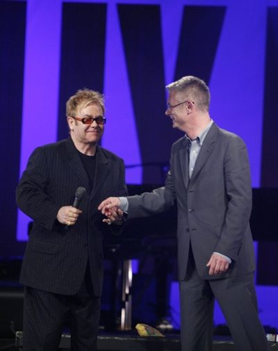 Elton John & Stephen Daldry Photo