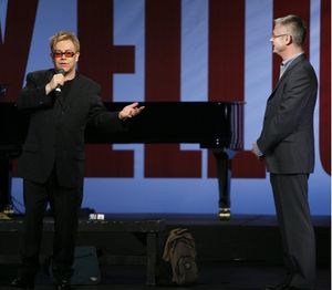 Elton John & Stephen Daldry Photo