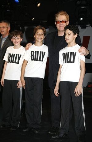 Elton John, Trent Kowalik, David Alvarez and Kiril Kulish Photo