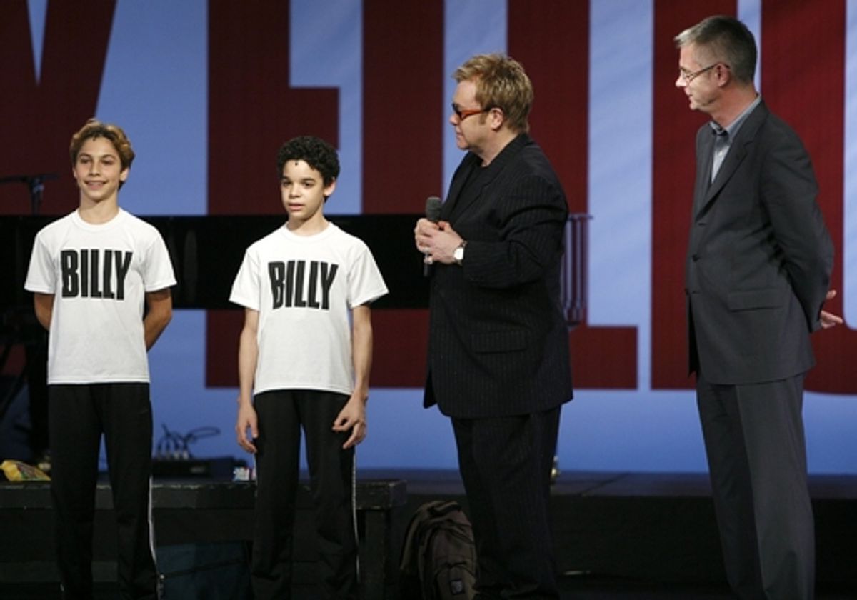 Kiril Kulish & David Alvarez with Elton John & Stephen Daldry at 