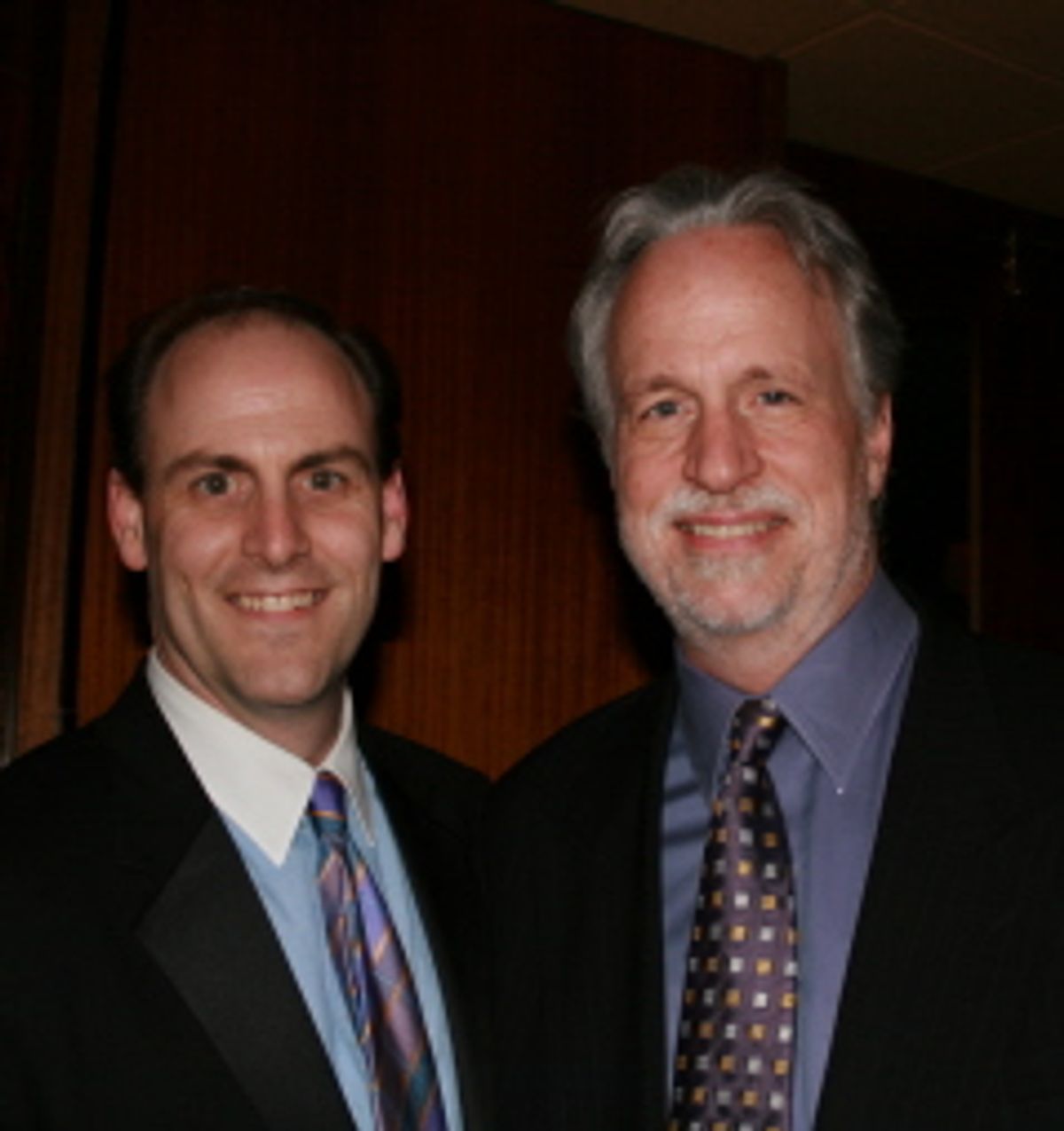 Scott Galbraith, executive producer, and David Fay, president and CEO at 