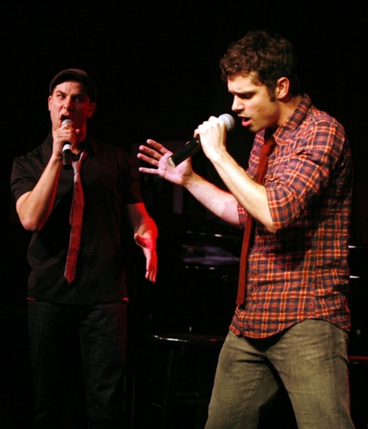 Skylar Astin and Robb Sapp at 