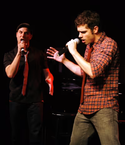 Skylar Astin and Robb Sapp Photo